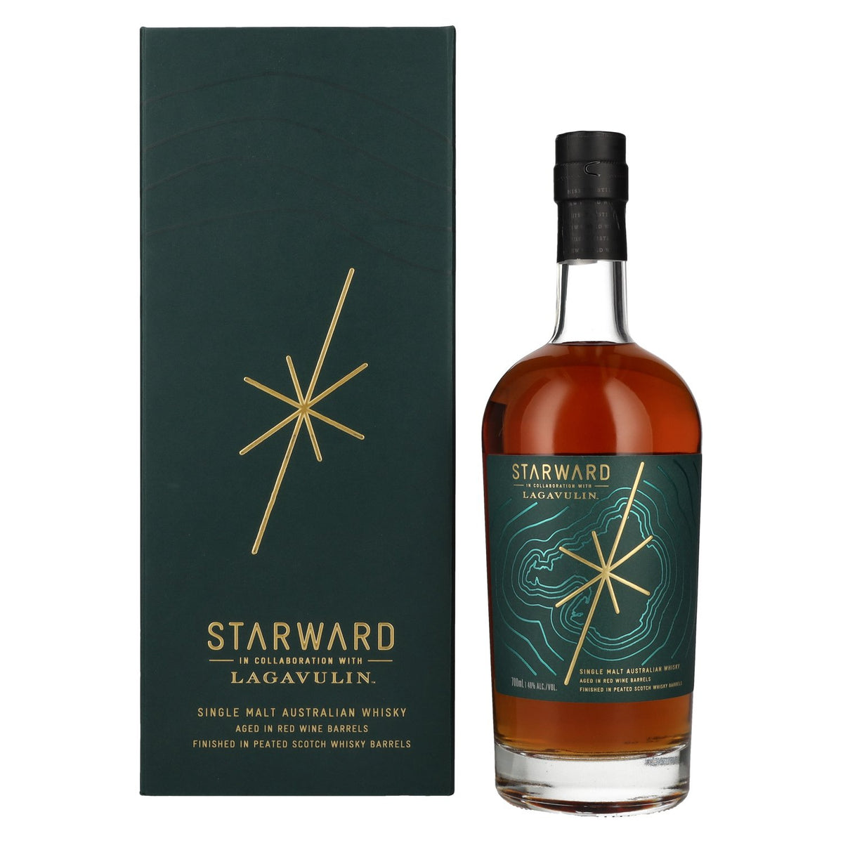 Starward LAGAVULIN Single Malt Australian Whisky 48% vol. 0,7l en boîte cadeau