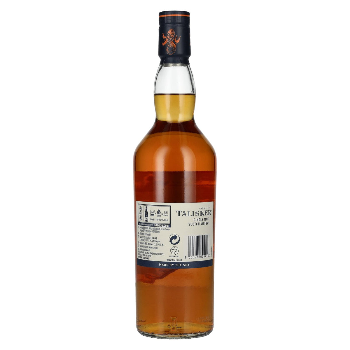 Whisky single malt Talisker 10 ans d'âge, 45,8 % vol., 0,7 l