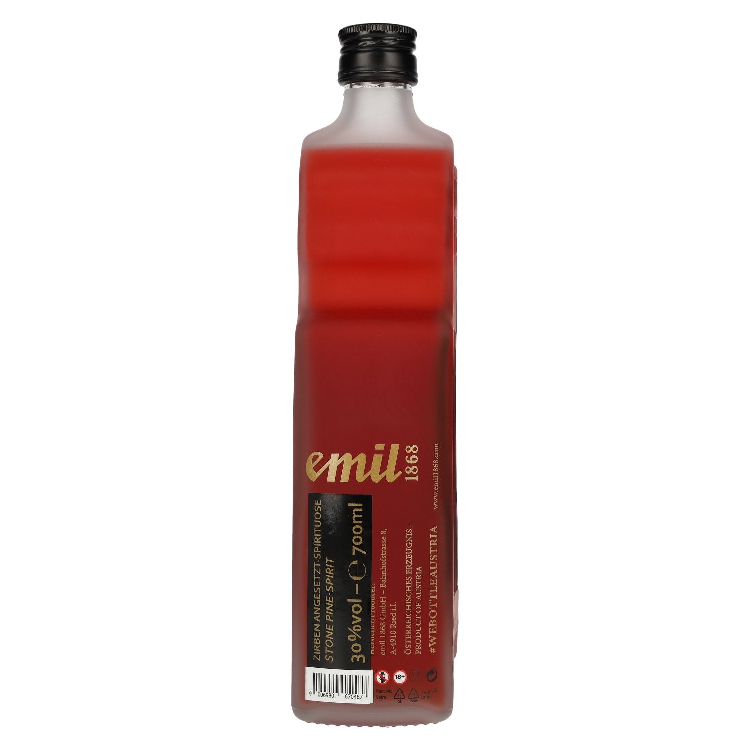 emil 1868 Zirben-Angesetzt 30% Vol. 0,7l in Österreich Flasche