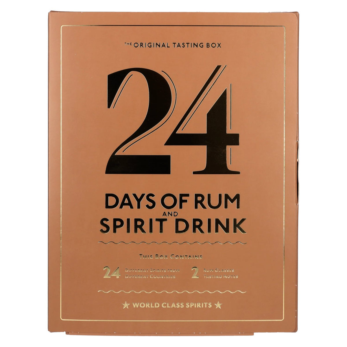24 DAYS OF RUM AND SPIRIT DRINK The Original Tasting Box 41% vol. 24 x 0.02 l in a gift box with 2 nosing glasses