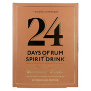 24 DAYS OF RUM AND SPIRIT DRINK The Original Tasting Box 41% vol. 24 x 0.02 l in a gift box with 2 nosing glasses