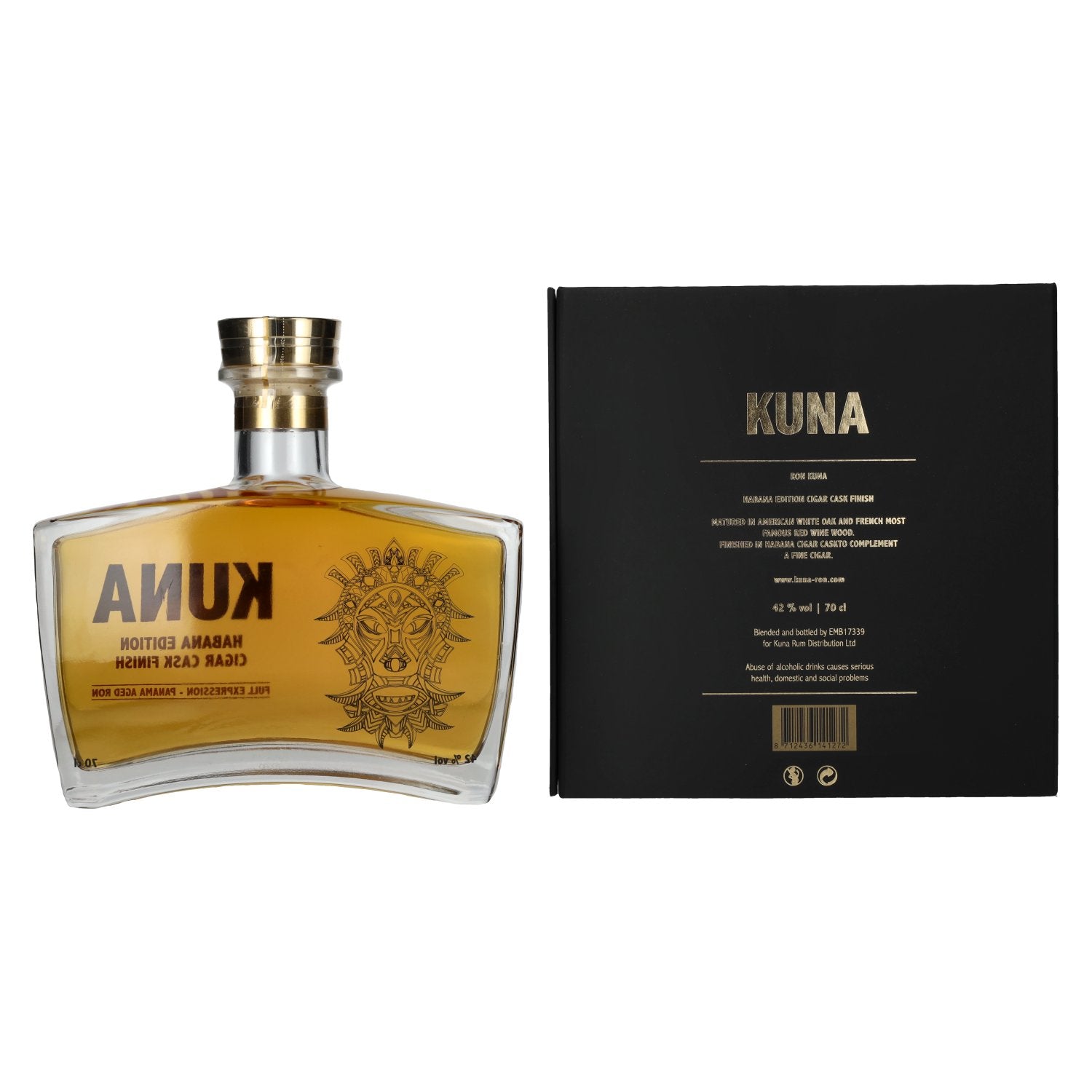 Kuna Panama Aged Ron Habana Edition Cigar Cask Finish 42% Vol. 0,7l in Geschenkbox