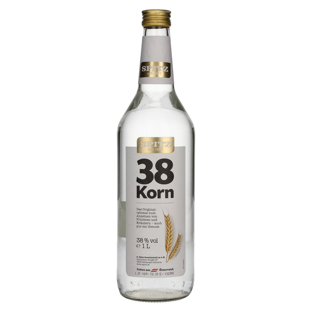 Spitz Korn 38% vol. 1l