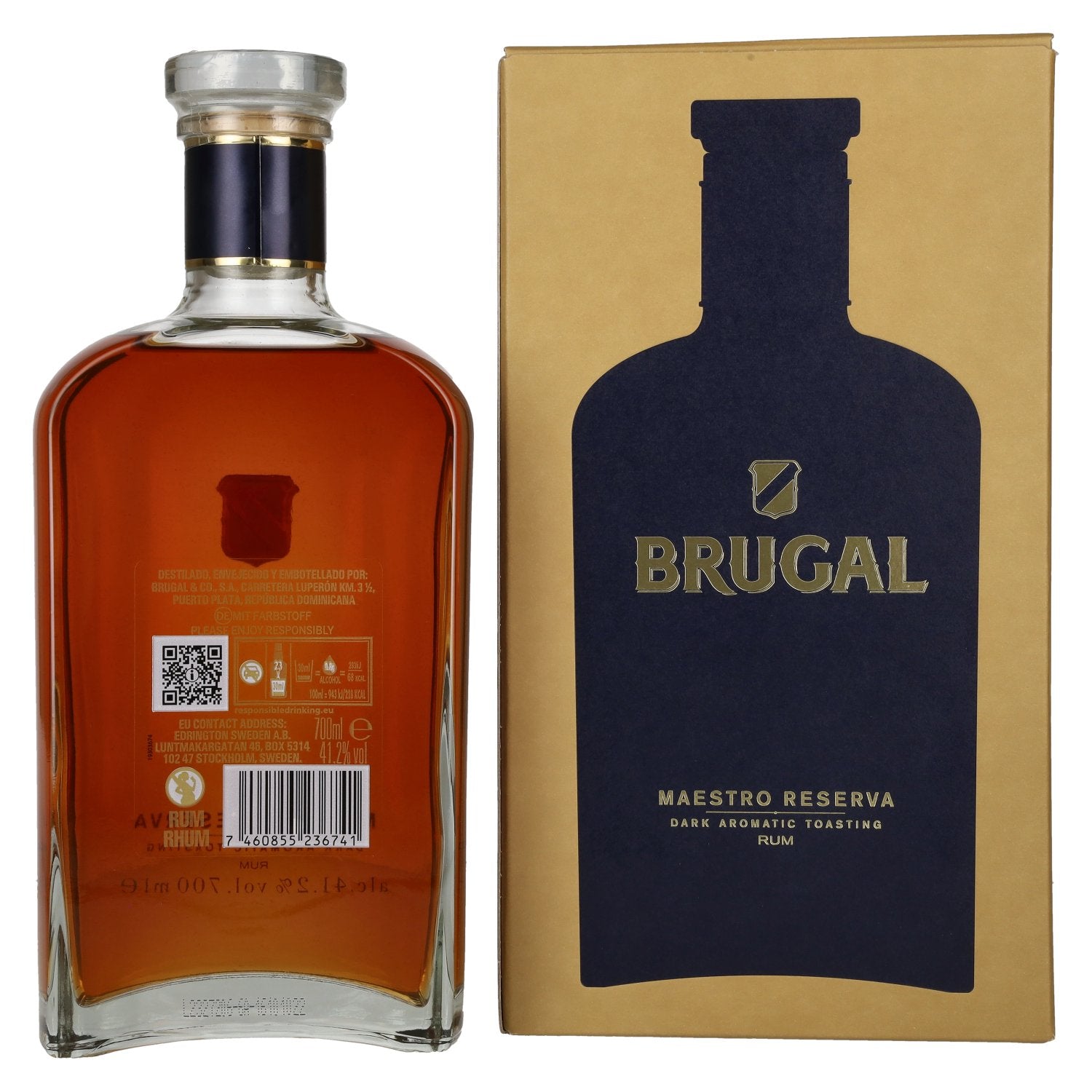 Brugal Maestro Reserva Rum 41,2% vol. 0,7l en boîte cadeau