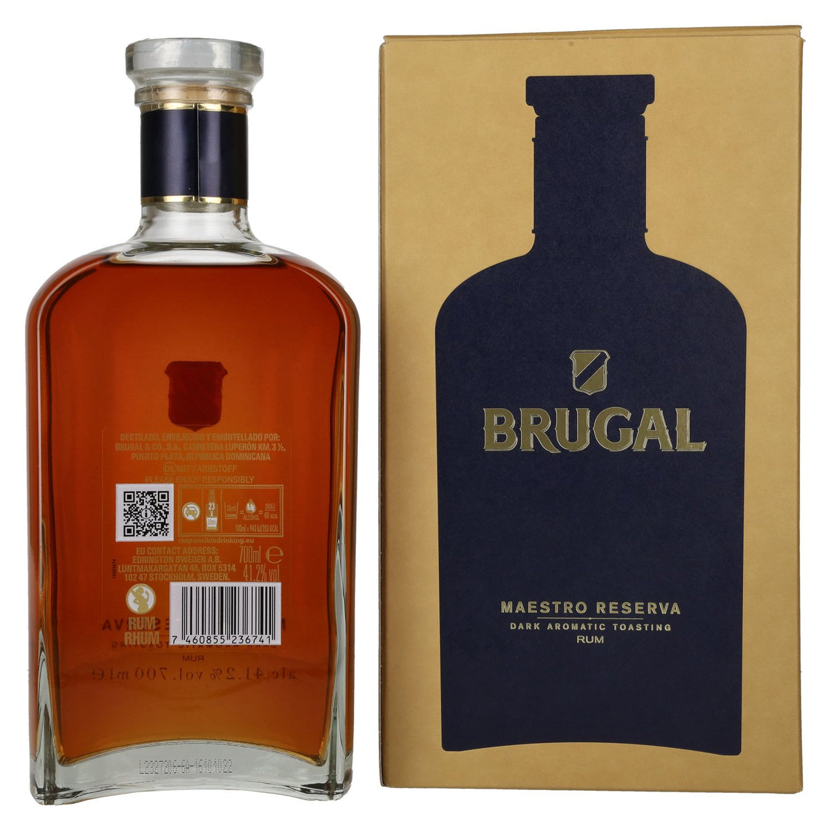 Brugal Maestro Reserva Rum 41,2% vol. 0,7l en boîte cadeau