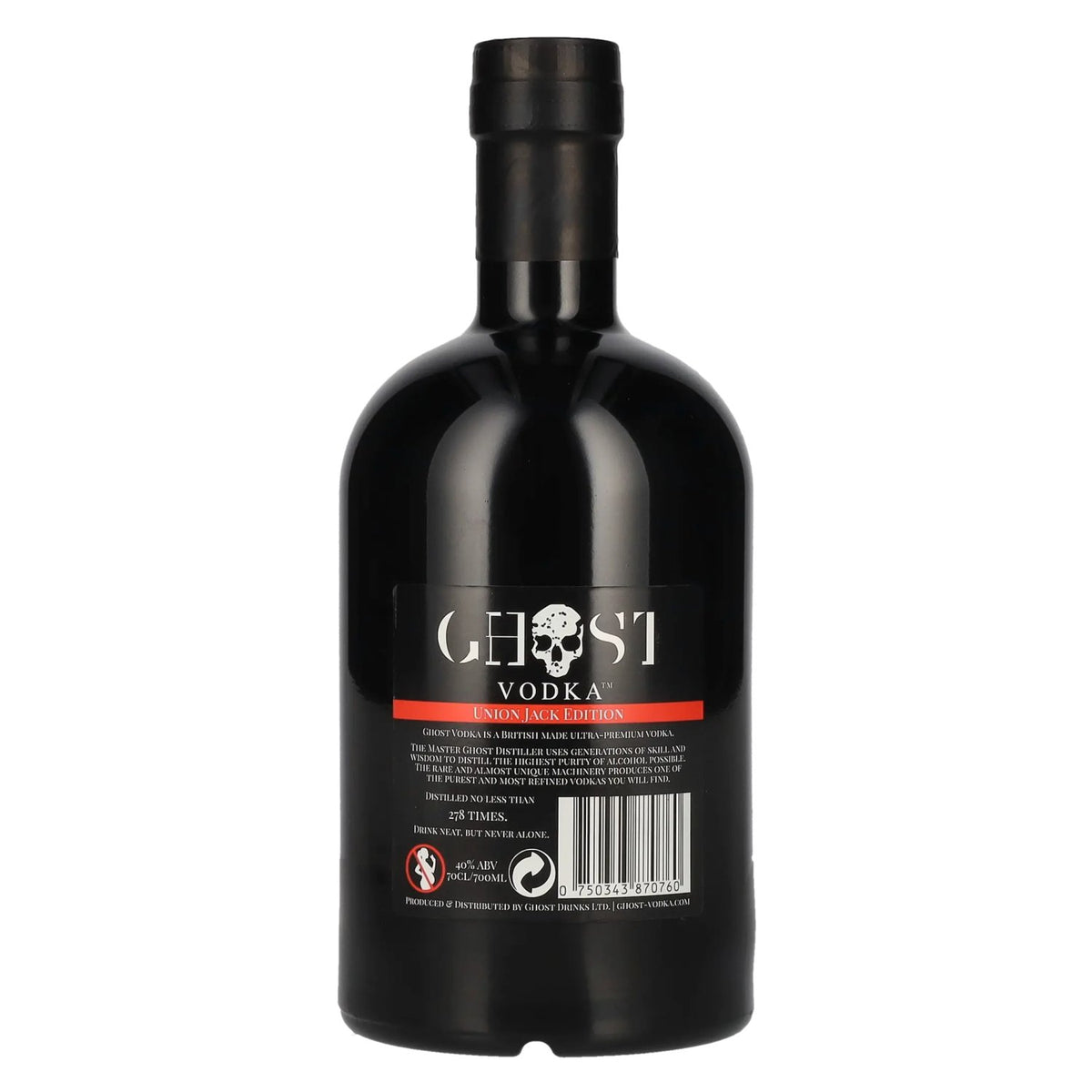 Ghost Vodka The Union Jack Edition 40% Vol. 0,7l