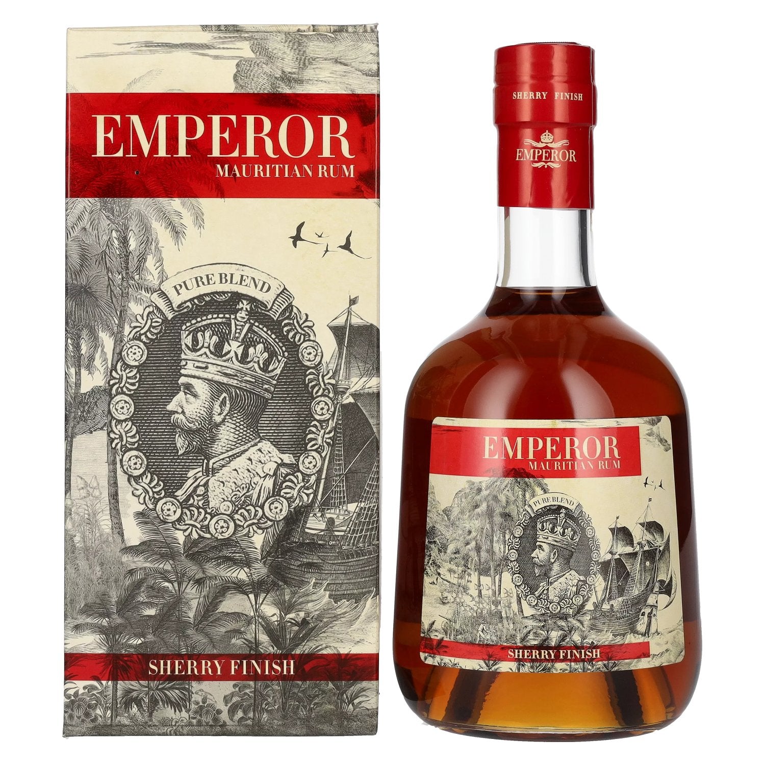 Emperor Rum Mauritian Aged Blend Sherry Finish 40% Vol. 0,7l en boîte cadeau