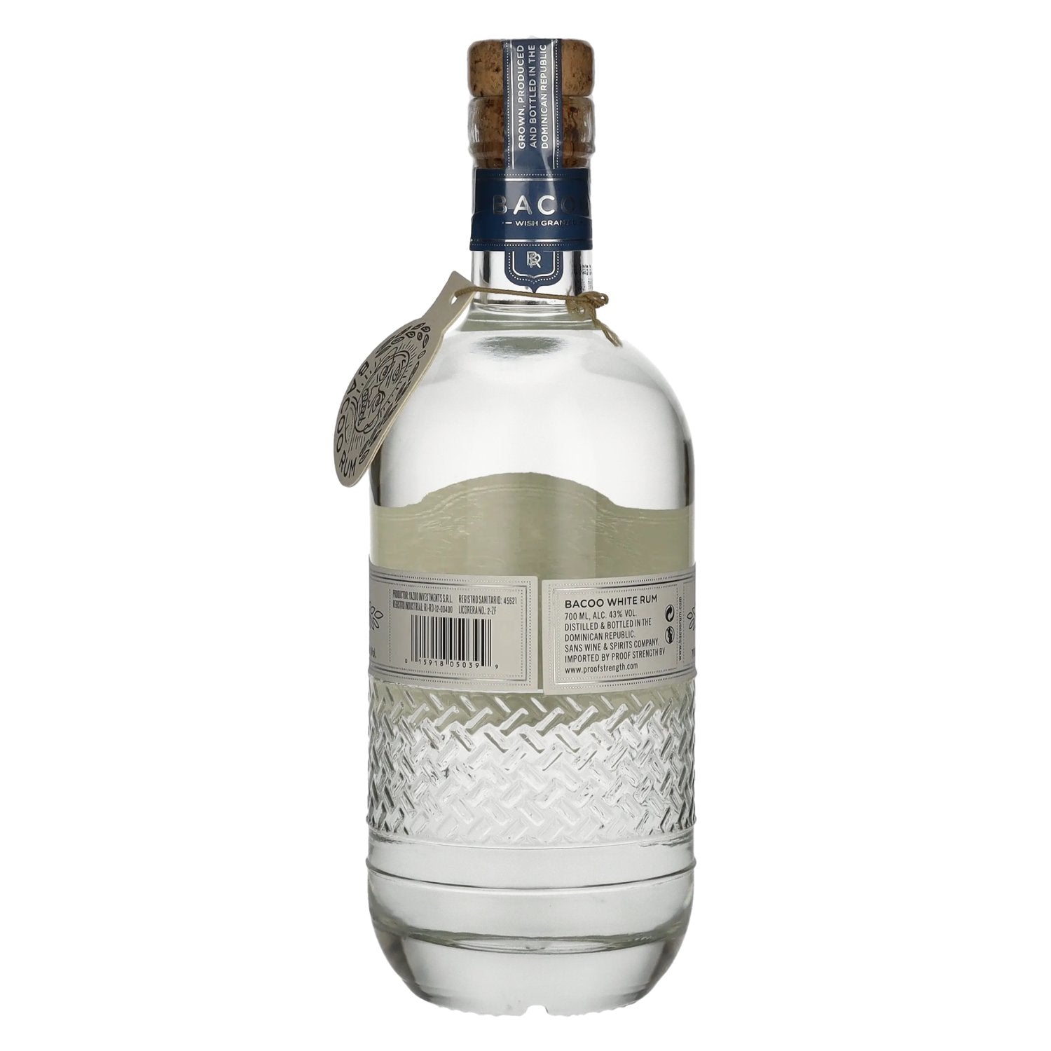 Bacoo Rum 3 Years Old White 43% Vol. 0,7l