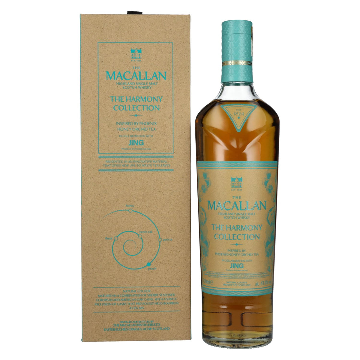 The Macallan The Harmony Collection JING PHOENIX HONEY ORCHID TEA 43,9% vol. 0,7l en coffret cadeau