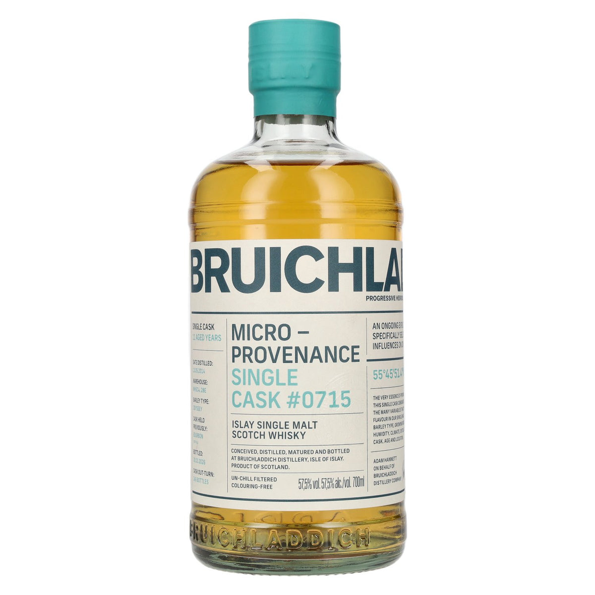 Bruichladdich MICRO-PROVENANCE Single Cask #0715 Islay Single Malt 57.5% vol. 0.7l