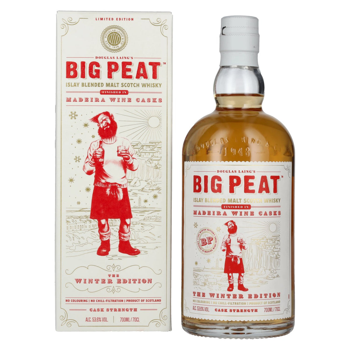 Douglas Laing BIG PEAT The Winter Edition 53,6% vol. 0,7l en boîte cadeau