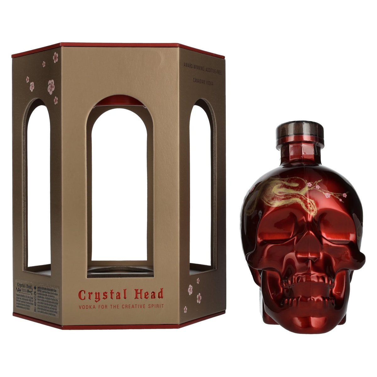 Crystal Head Vodka Lunar Year SNAKE Limited Edition 40% Vol. 0,7l in gift box
