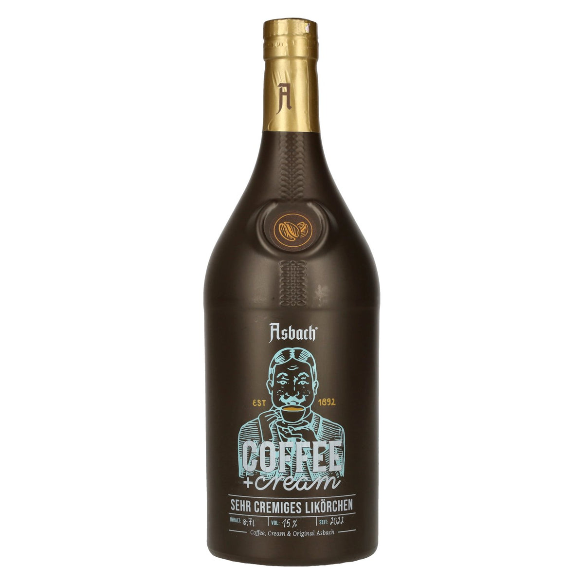 Asbach Coffee + Cream Liqueur 15% Vol. 0,7l