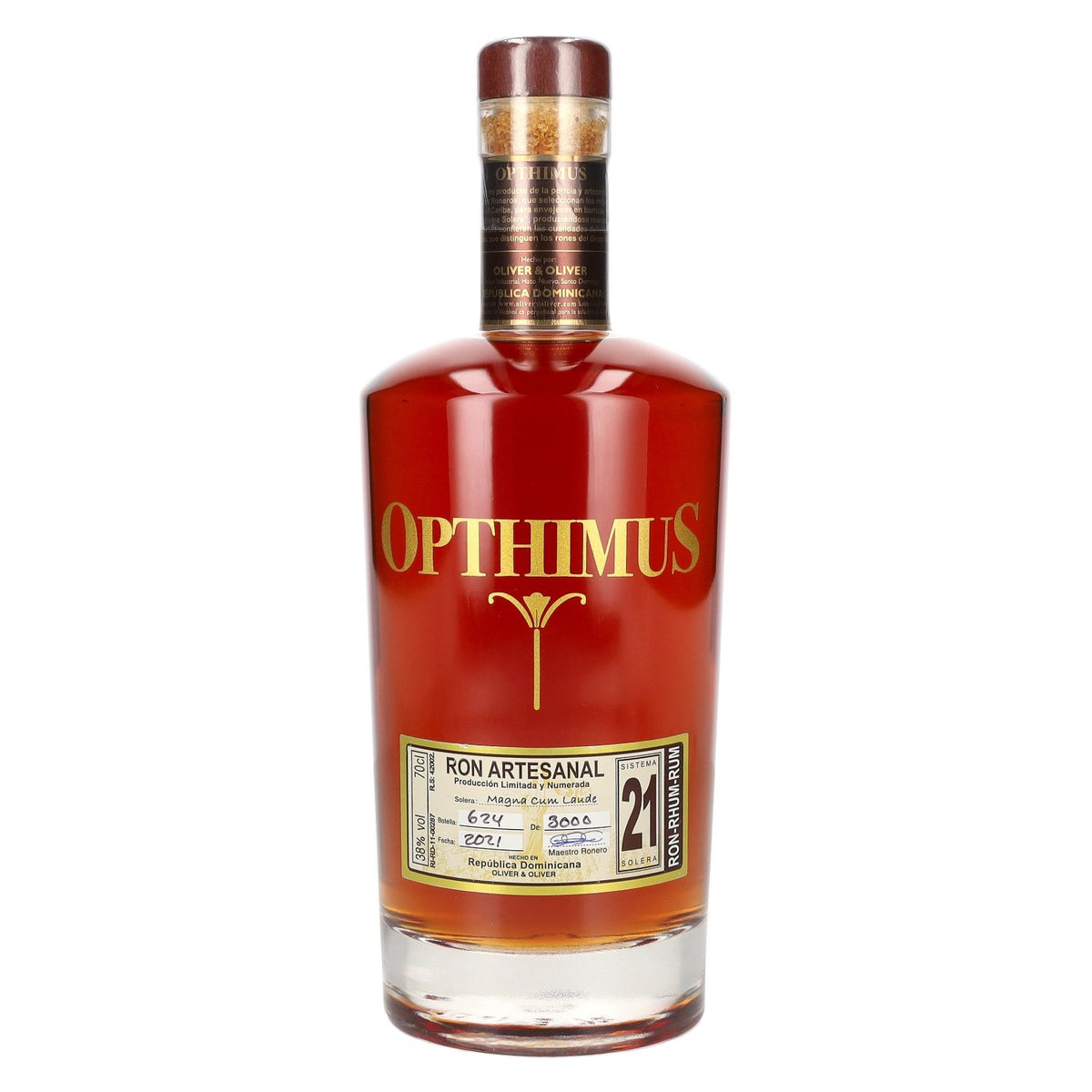 Opthimus 21 Sistema Solera Magnum Cum Laude 38 % vol. 0,7 l