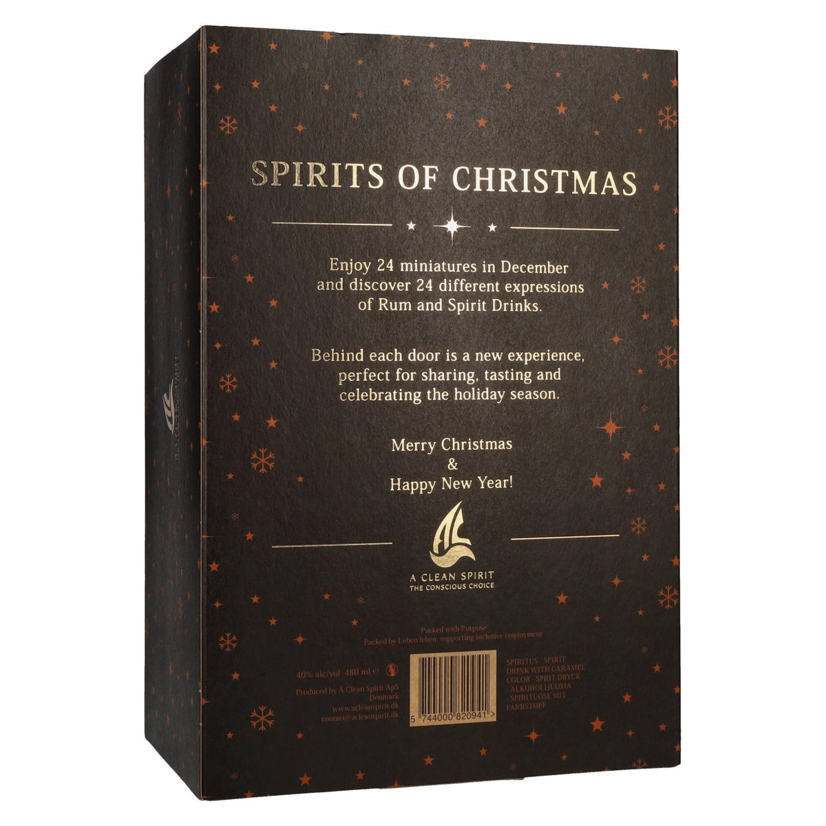 Spirits of Christmas Rum & Spirit Drinks 40% Vol. 24x0,02l Adventskalender