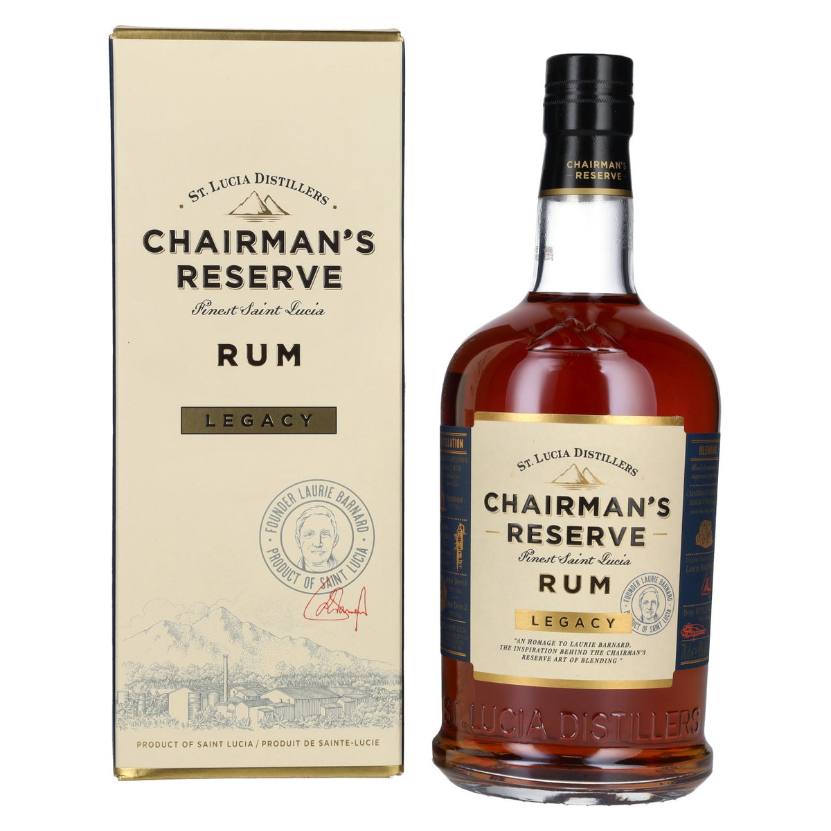 Chairman's Reserve Rum LEGACY 43% Vol. 0,7l in gift box