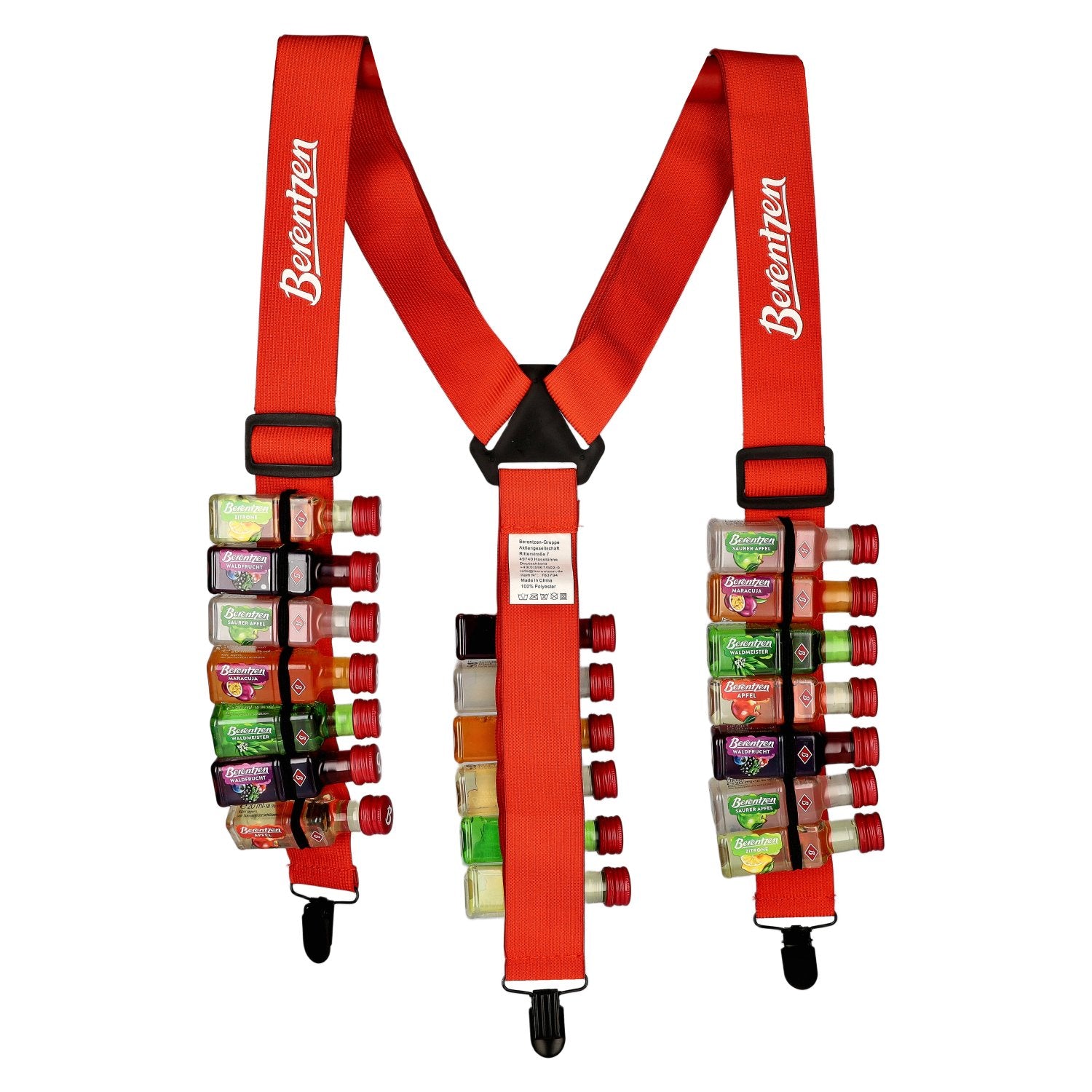 Berentzen Minis 16.3% ABV, 20 x 0.02 l PET bottles + braces included