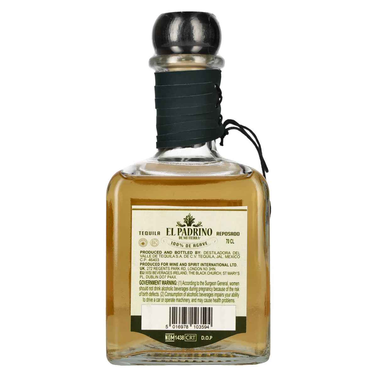El Padrino Tequila REPOSADO 100% Puro de Agave 40% Vol. 0,7l