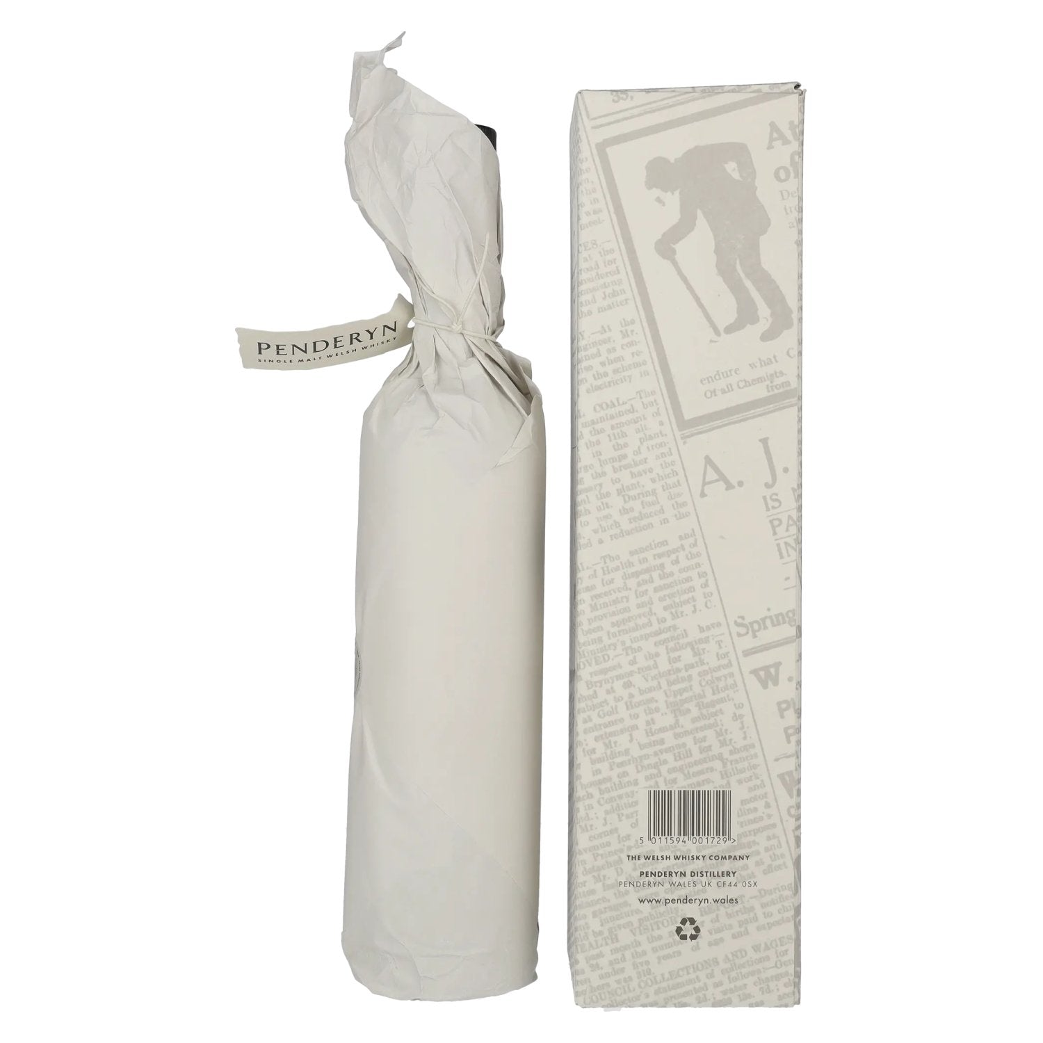 Penderyn THE HEADLINER Welsh Whiskey Icons of Wales n° 9 46% vol. 0,7l en coffret cadeau