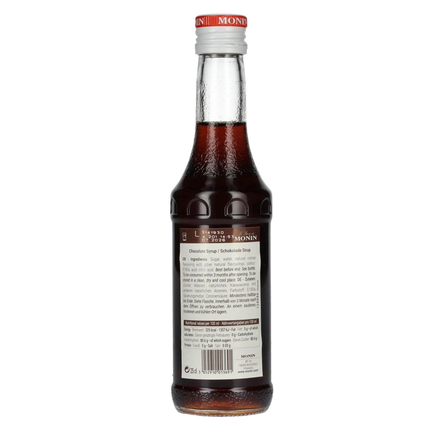 Le Sirop de Monin CHOCOLAT 0,25l