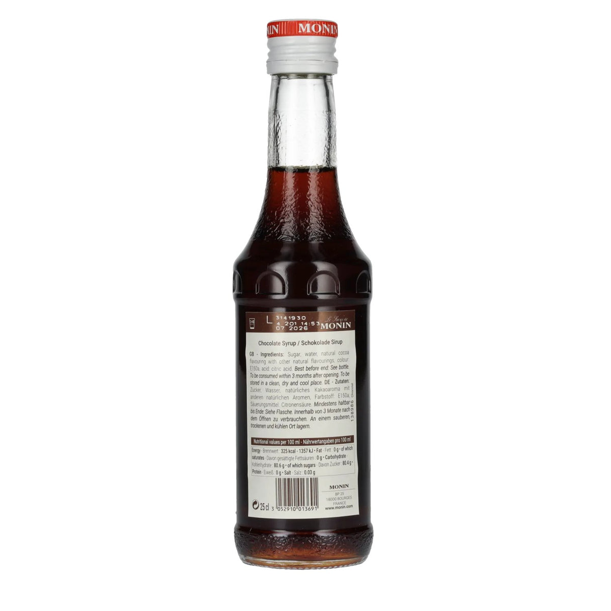 Monin CHOCOLATE Syrup 0.25l