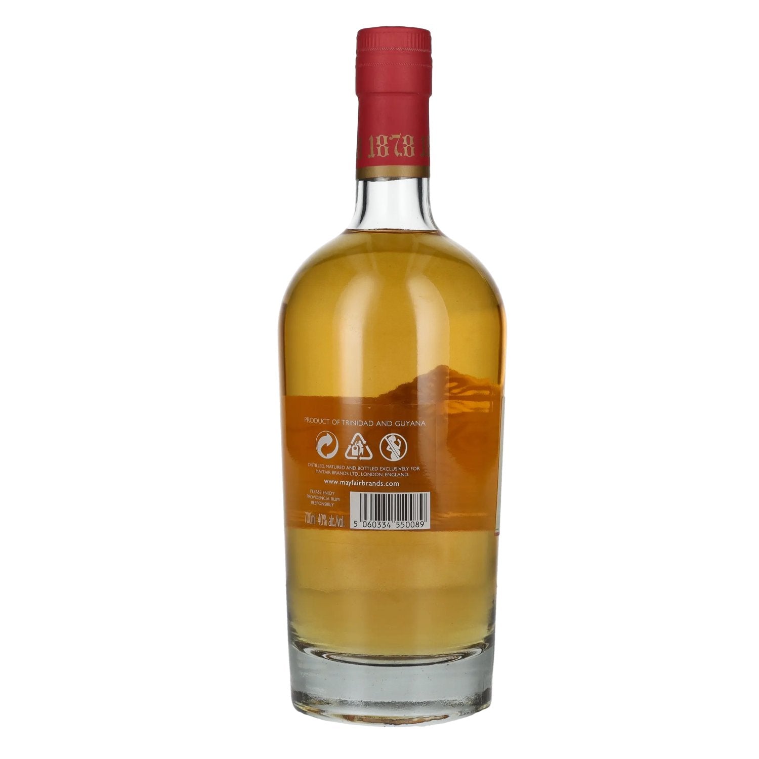 Providencia Fine Golden Rum 40% Vol. 0,7l