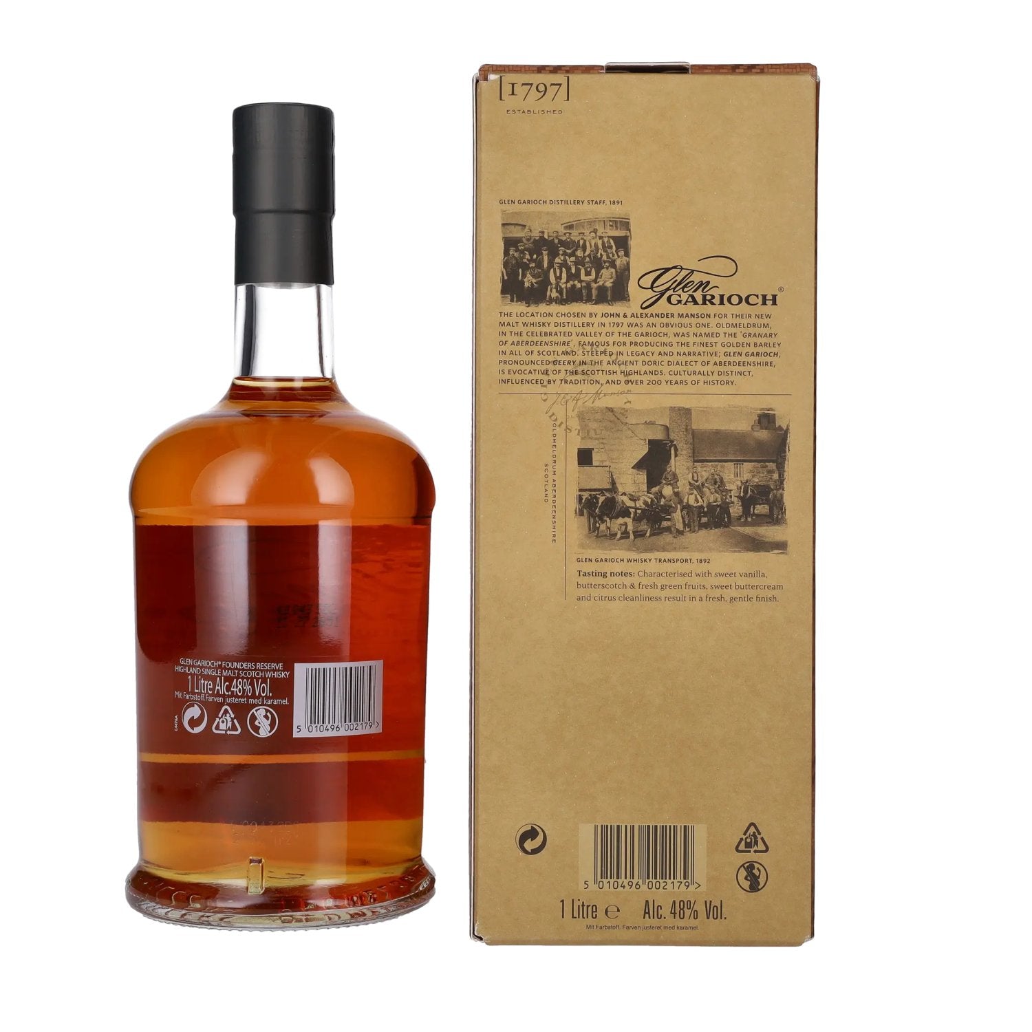 Glen Garioch 1797 FOUNDER'S RESERVE Highland Single Malt 48% Vol. 1l in Geschenkbox