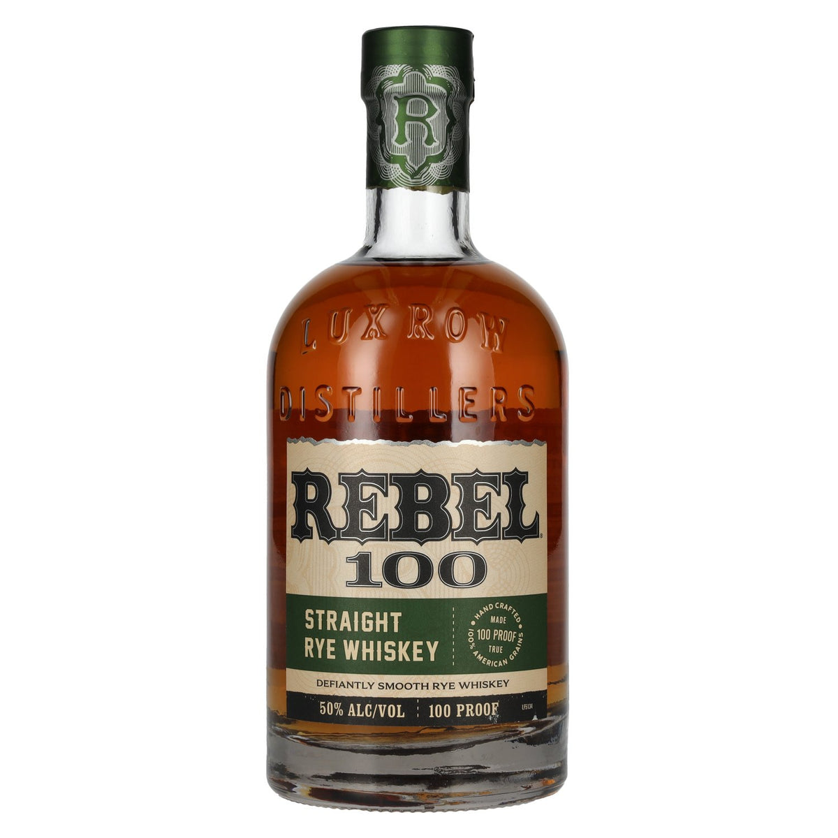 Rebel 100 Straight Rye Whiskey 50 % vol. 0,7 l
