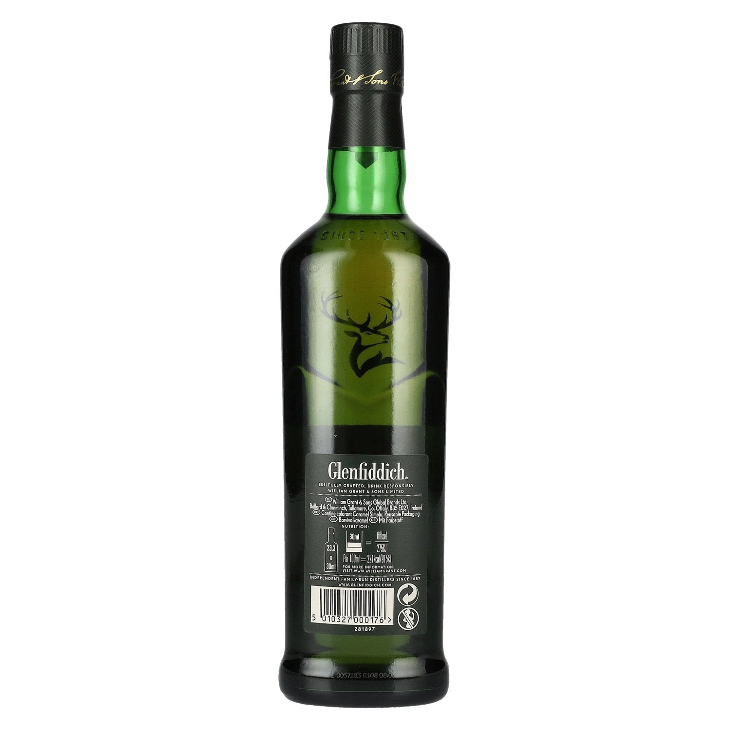 Glenfiddich OUR ORIGINAL TWELVE 12 Years Old Single Malt Scotch Whisky 40% Vol. 0,7l