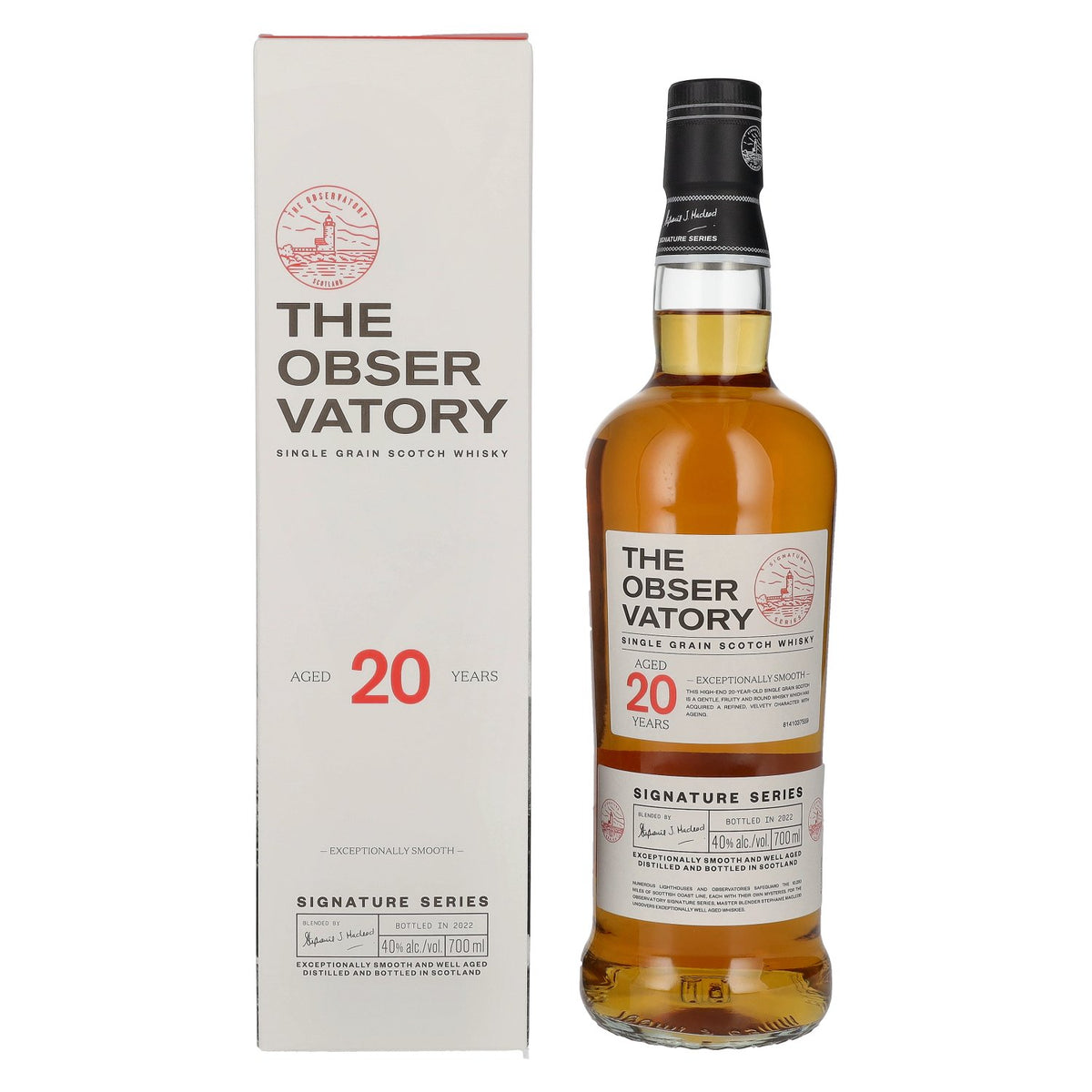 The Observatory 20 Years Old Single Grain Signature Series 40% Vol. 0,7l in Geschenkbox