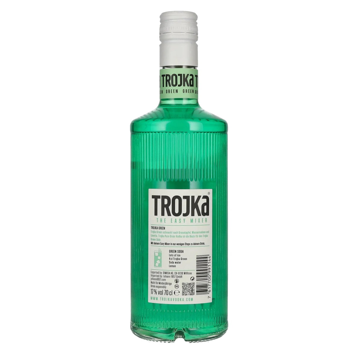 Trojka GREEN Vodka Liqueur 17% Vol. 0,7l