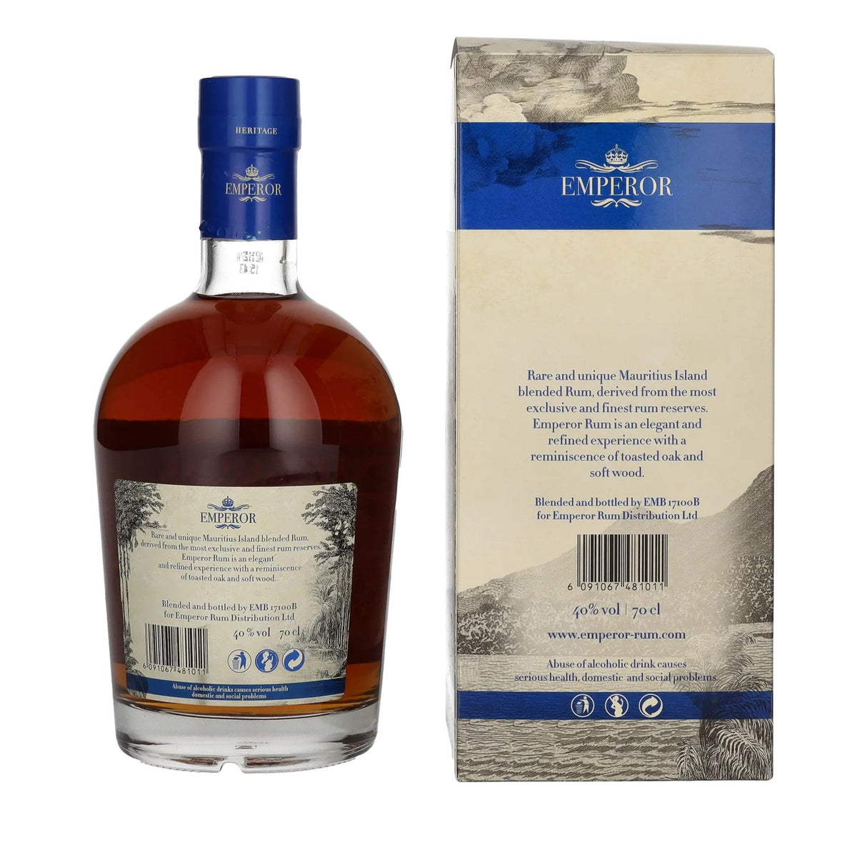 Emperor Mauritian Rum Heritage 40% Vol. 0,7l in Geschenkbox