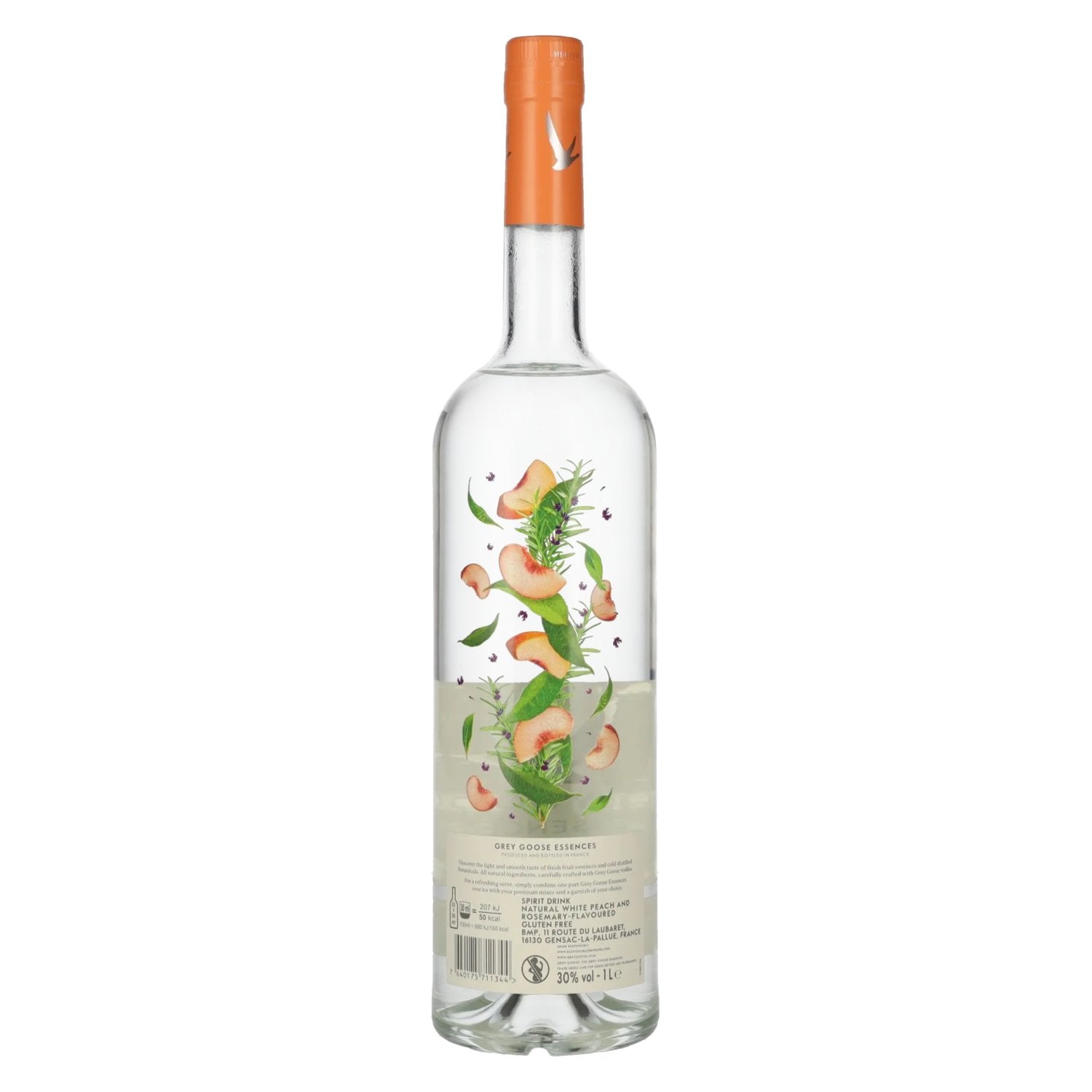 Grey Goose Essences WHITE PEACH &amp; ROSEMARY Vodka aromatisée 30% vol. 1l