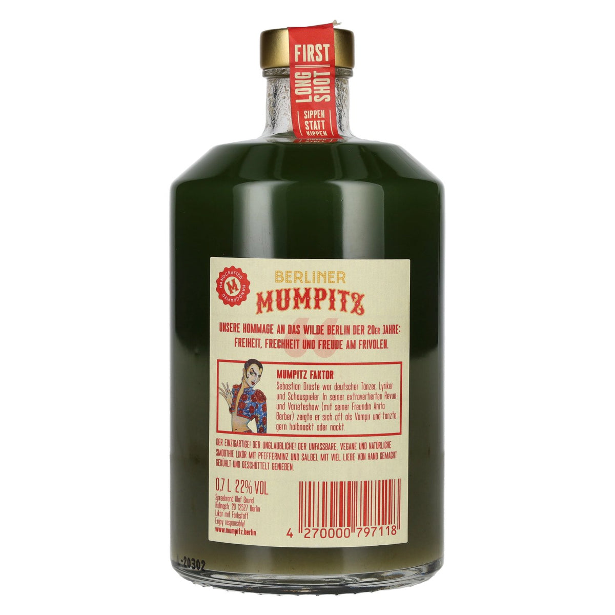 Berliner Mumpitz Peppermint &amp; Sage 22% ABV 0.7l