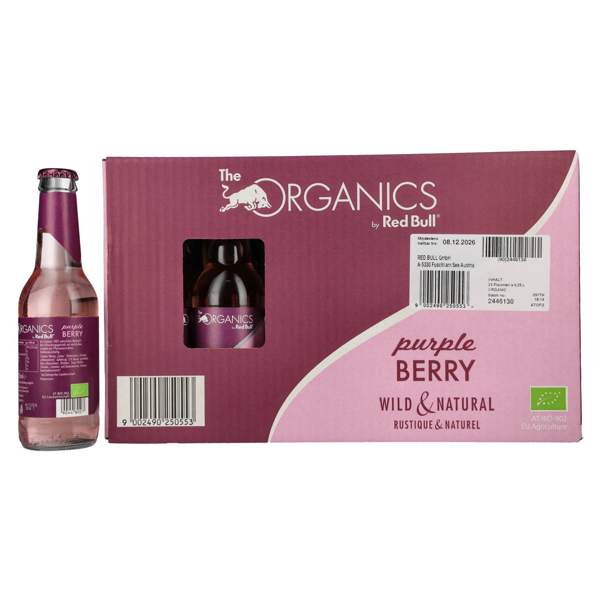 Red Bull Organics by Red Bull Purple BERRY 24 x 0.25 l