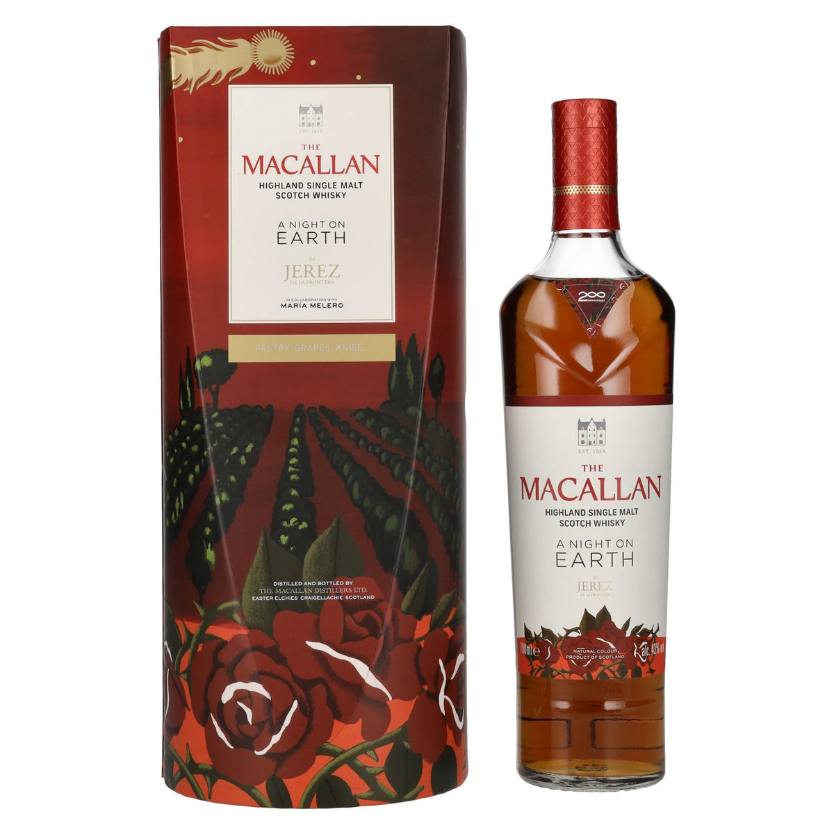 The Macallan A NIGHT ON EARTH JEREZ 43% Vol. 0,7l in gift box