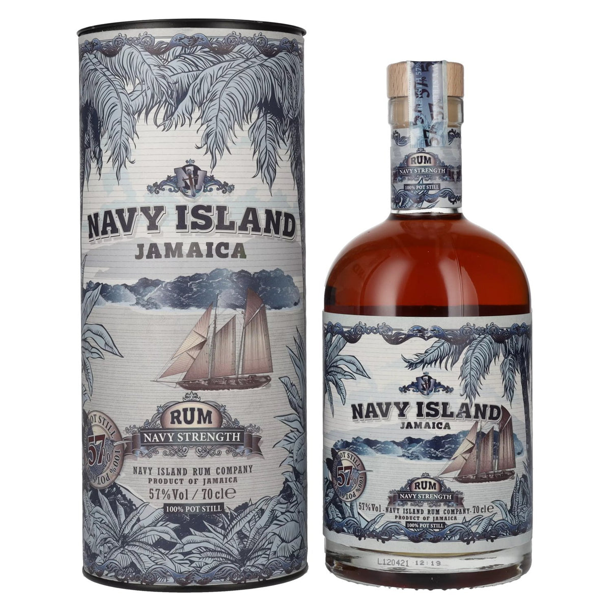 Navy Island JAMAICA Navy Strength Rum 57% vol. 0,7l en boîte cadeau