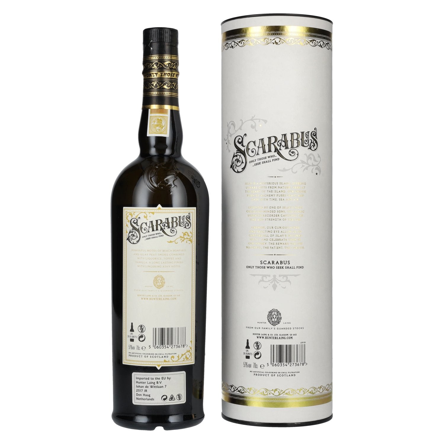 Hunter Laing SCARABUS Islay Single Malt BATCH STRENGTH 57% Vol. 0,7l in Geschenkbox