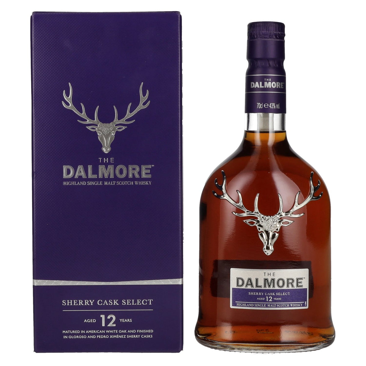 The Dalmore 12 Years Old SHERRY CASK SELECT 43% Vol. 0,7l in gift box