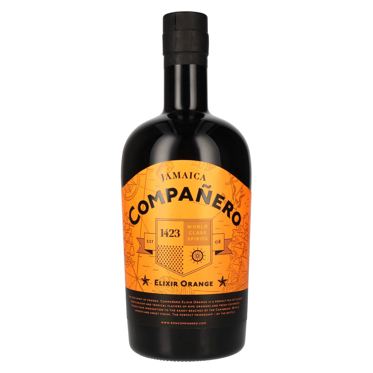 Compañero JAMAICA Elixir, liqueur de rhum à l'orange, 40 % vol., 3 l