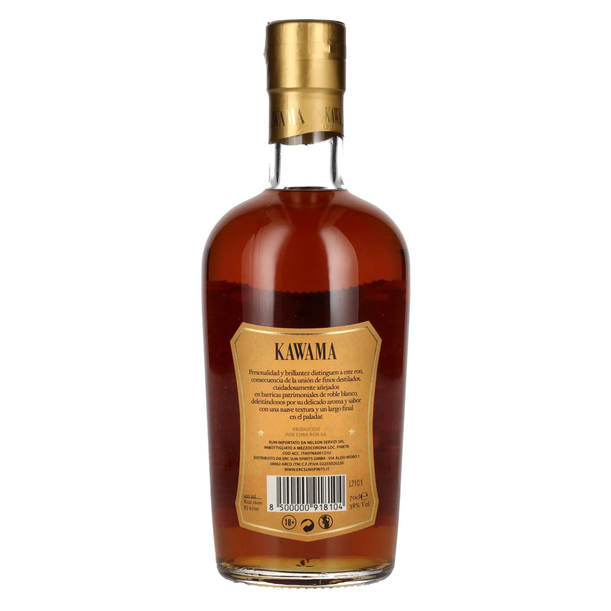 Ron Kawama Añejo 38% Vol. 0,7l