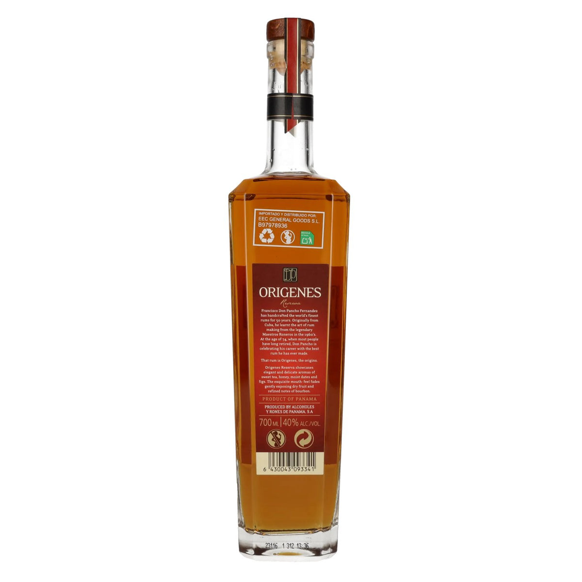 Don Pancho ORIGENES 8 Years Old Premium Panama Rum 40% Vol. 0,7l