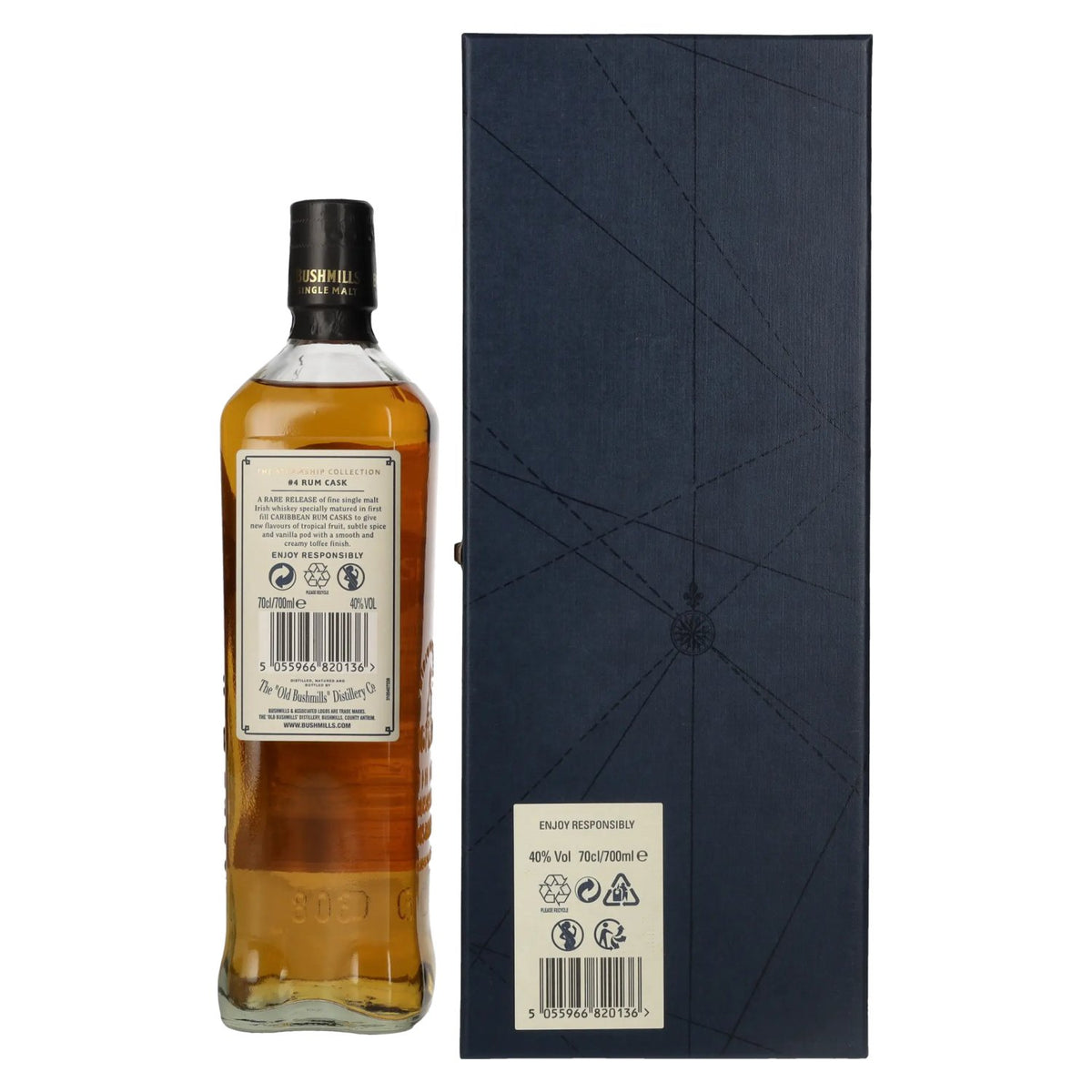Bushmills RUM CASK Reserve The Steamship Collection 40% Vol. 0,7l in Geschenkbox