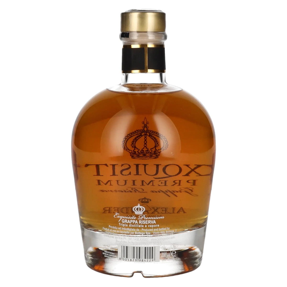 Bottega Alexander Exquisite Premium Grappa Riserva 38% Vol. 0,7l