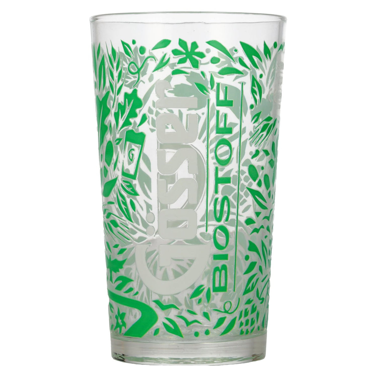 Gösser Biostoff beer glass with 0.3-litre mark