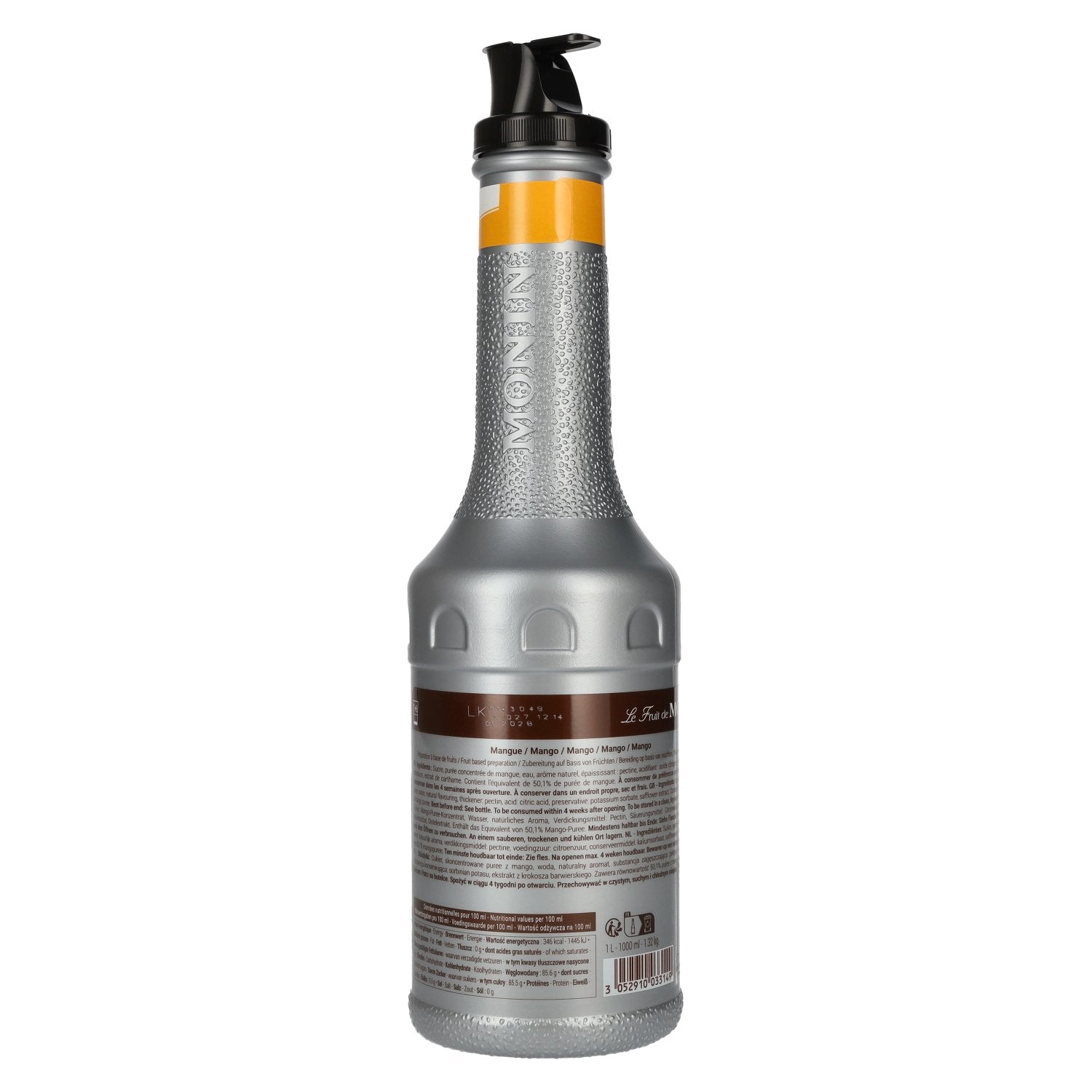 Monin fruit puree MANGO 1l PET