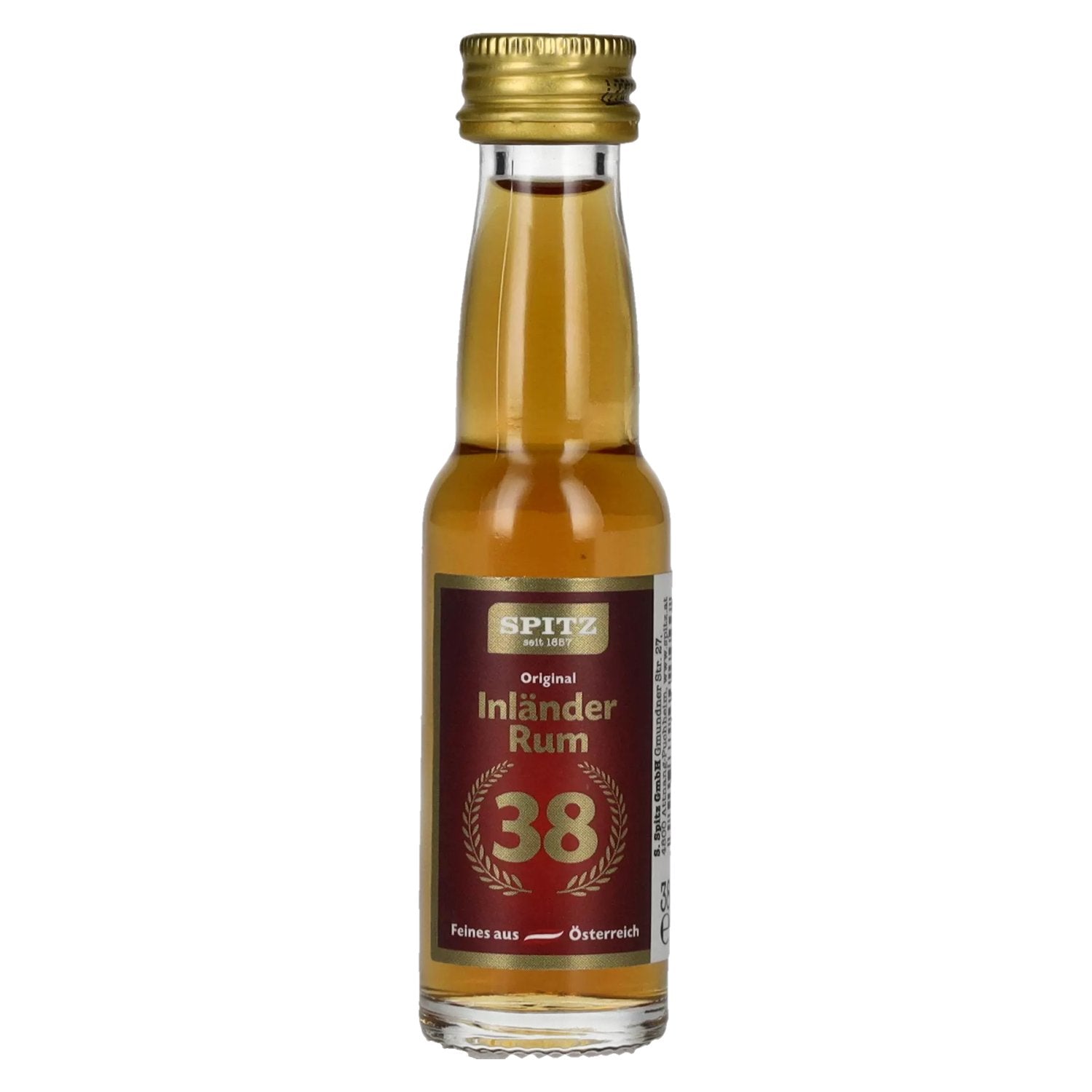 Spitz Inländer Rum 38% vol. 0,02l