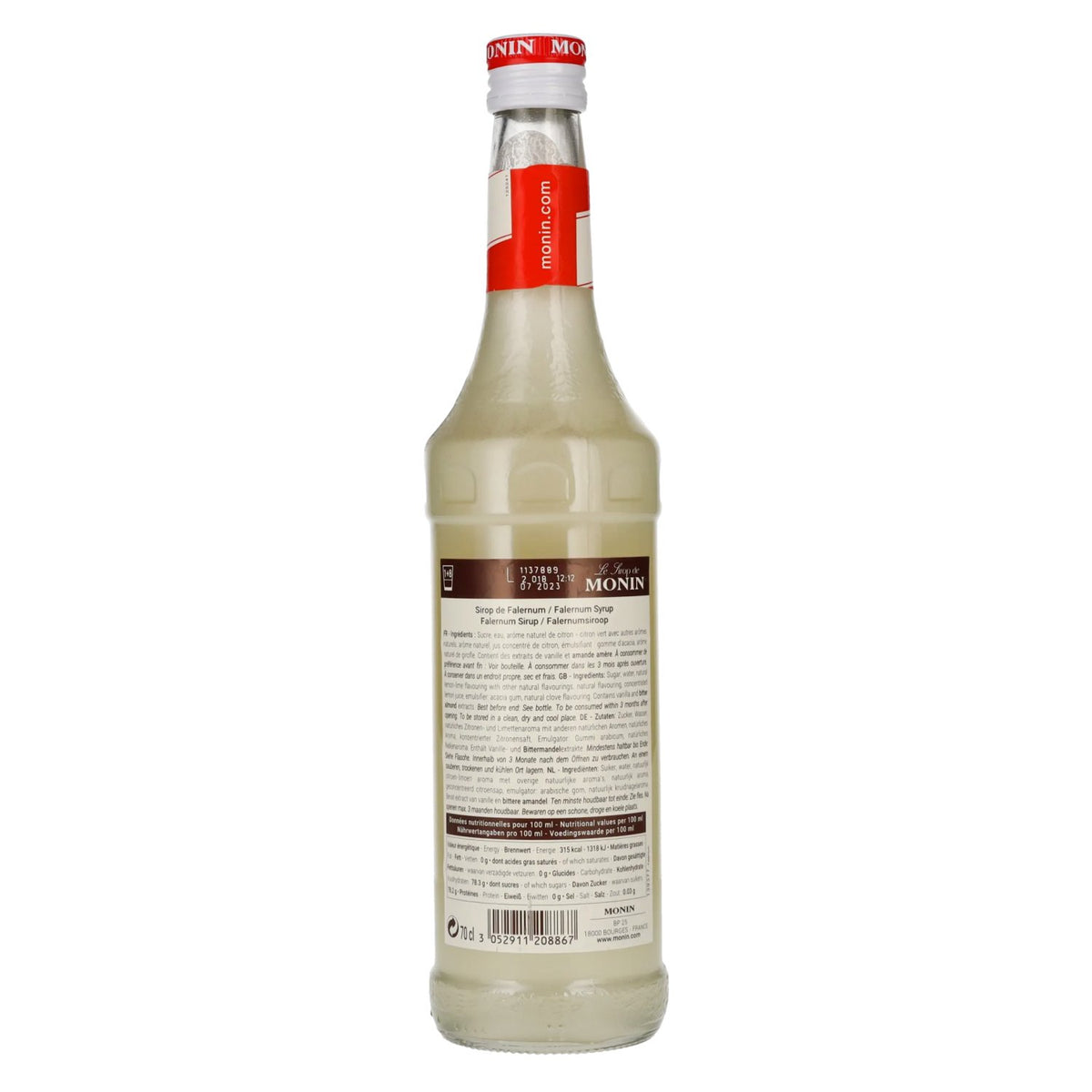 Le Sirop de Monin FALERNUM 0,7l