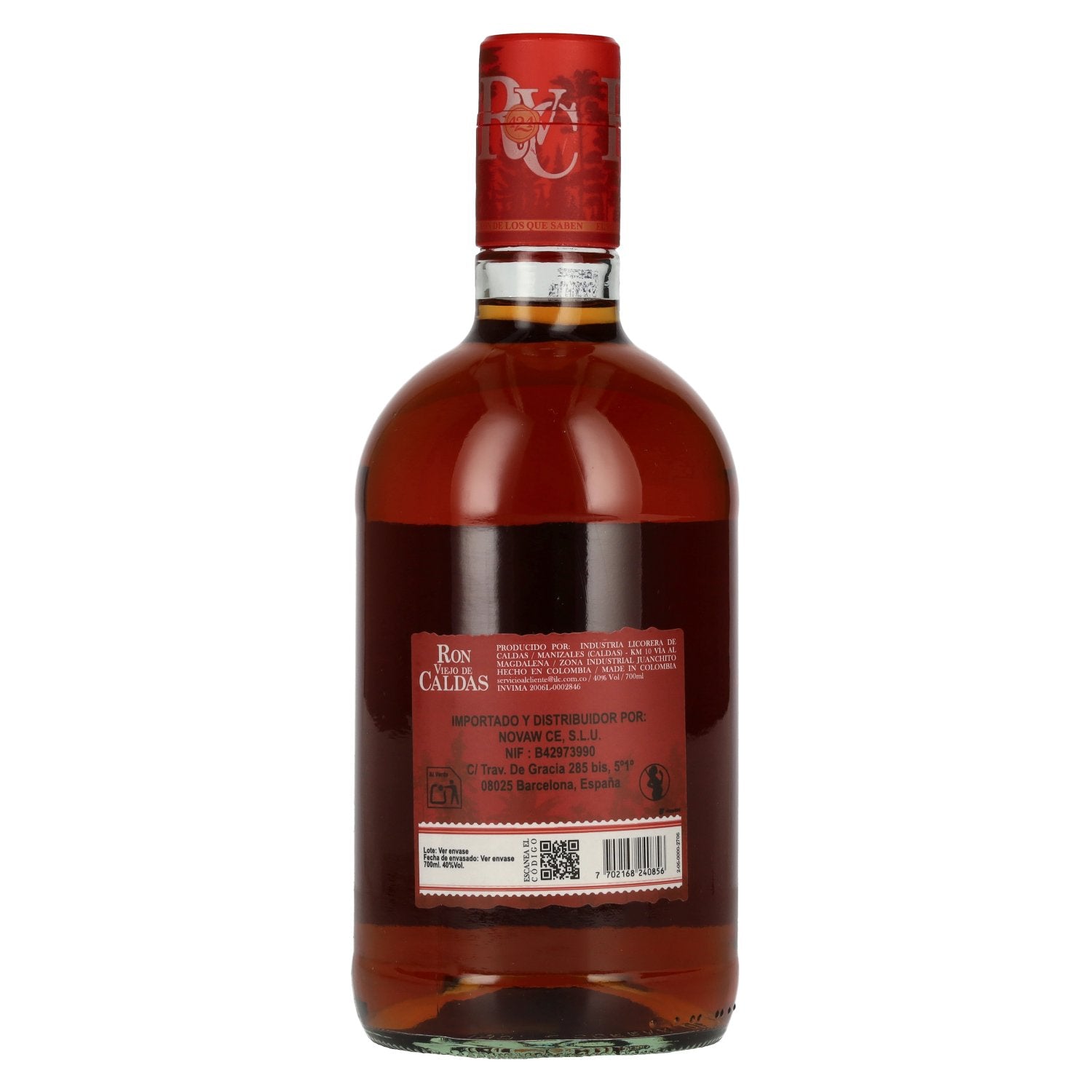 Ron Viejo de Caldas 5 Años Juan de la Cruz Rum 40% Vol. 0,7l
