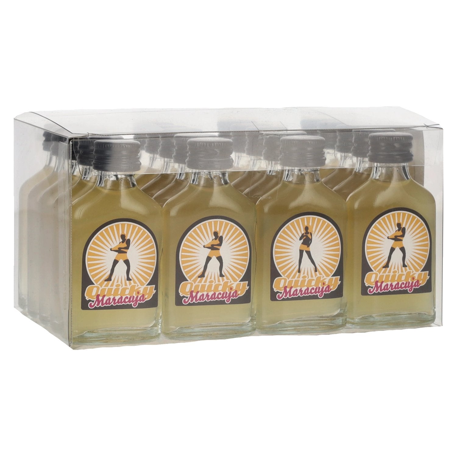 Quicky Maracuja passion fruit liqueur 16% vol. 20x0,02l